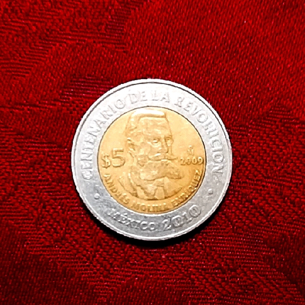 2009 MÉXICO 5 PESOS.
